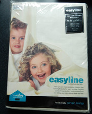 Sundour Curtain Linings PAIR to Fit 72"D 66"W Careguard Protection Easy Hang NEW