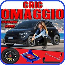 Spare Wheel 4 Holes Size 17 For Fiat 500E Abarth With Jack Kit + Key