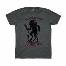 Greeting's From Krampus T-Shirt (SB) Christmas Naughty folklore 