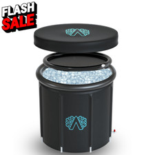Large 420L Ice Bath - Inflatable Cold Water Therapy Tub - Compact Plunge Pod