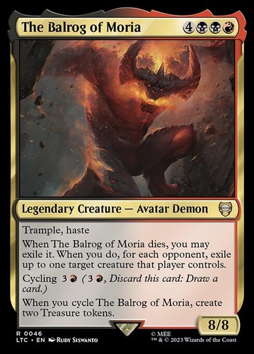 Mtg the balrog moria - ~,