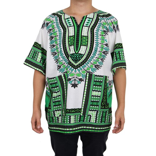 Men short sleeve dashiki - men's,