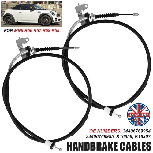 Handbrake cables rear for - 2x,