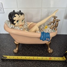 Betty Boop Figurine Soaking in a Bubble Bath - Large Version EXTREMELY RARE FIND