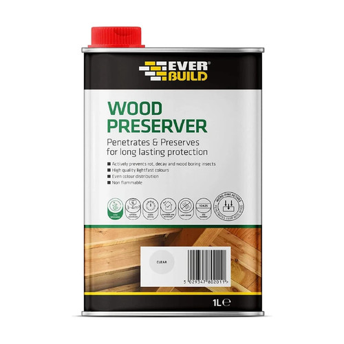 Everbuild clear wood preserver - clear,