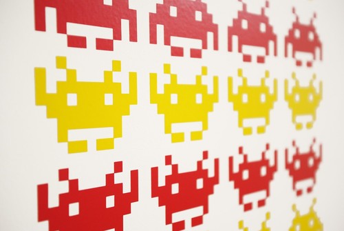 Space invader retro - invader,