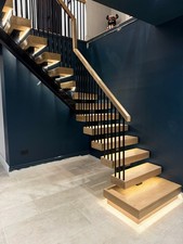 Steel Staircase Spine /