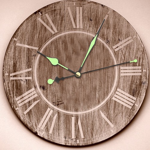 Sets backwards clock wall - sets,