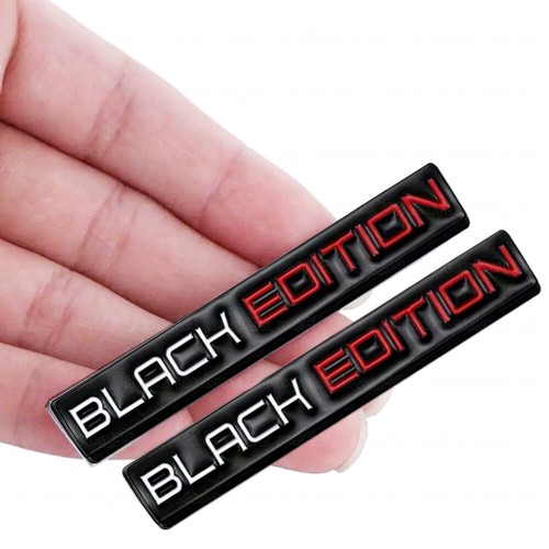 2pcs black edition logo emblem - logo,