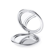 Metallic Handbag Cosmetic Mirror Double Sided Magnifying Compact Vanity Make Up