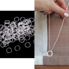 Roman Blind Rings, 30 PCS Curtain Rings Clips... 