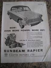 SUNBEAM RAPIER CAR ROOTES