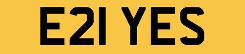 Eyes cherished number plate - eyes,