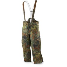 German Army Goretex Pants dungarees military camouflage waterproof camo trousers