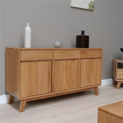 Solid oak large sideboard - large,