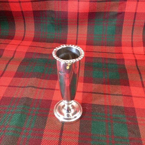 Sterling silver posy vase - silver,