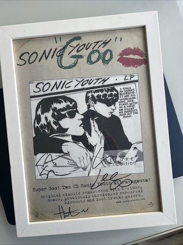 Signed and framed sonic - signed,