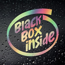 Black Box Inside Sticker, Gold