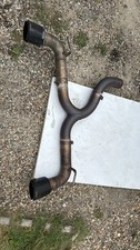 Ford Focus Rs / St Mk2 Kms S18 3inch Exhaust Rear Section With Akropovic Tips