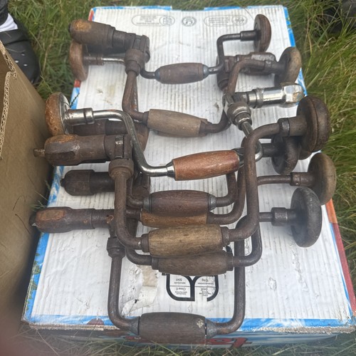 Vintage drill brace - brace, hand