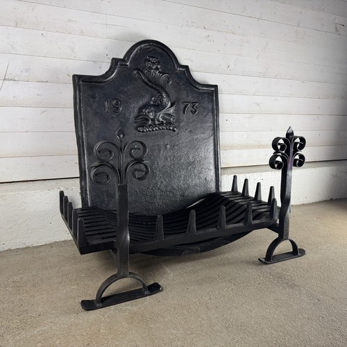 Reclaimed cast iron saddle - cast,