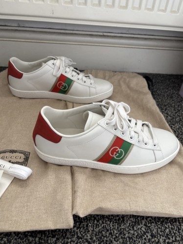 Gucci low top lace - gucci, leather