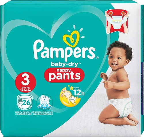 Pampers baby dry nappy - dry, pants