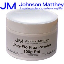 Johnson Matthey Easy-Flo Flux Powder 100g Pots