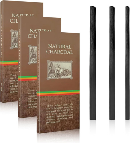 Pcs charcoal sticks black - 30,