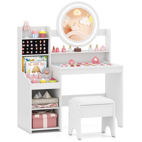 Children makeup table set - table,