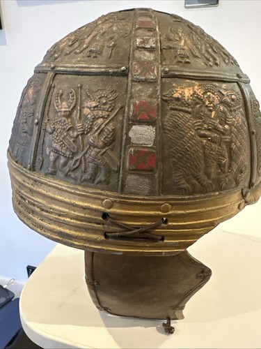 Rare khmer angkor helmet - khmer,