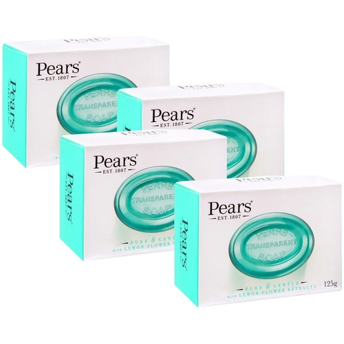 Pear transparent green soap - pear,