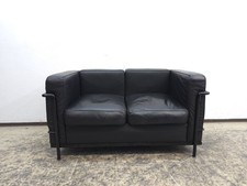 Cassina Lc2 2 Seater Le Corbusier Designer Sofa Leather Sofa Couch