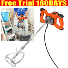 Electric 6 Gear Mixing Drill Plaster Mortar Mixer M14 Paddle Mixer Stirrer 220V