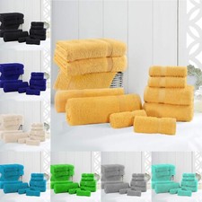 Luxury Egyptian Cotton Towels Face Hand Bath Sheet Soft 600 GSM Thick Towels