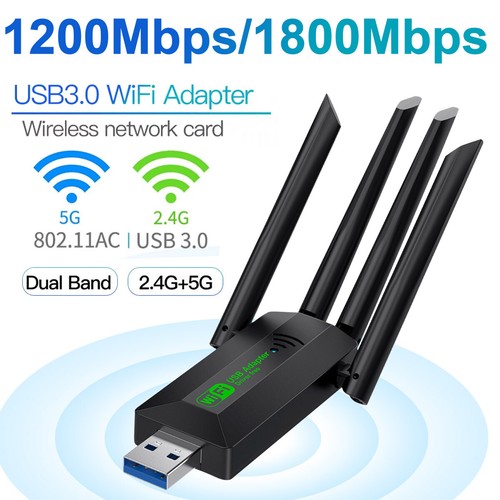 1800mbps dual band 5g usb - dual, 2.4/5g
