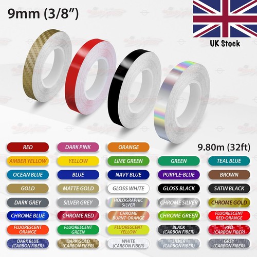 9mm roll vinyl pin stripe - 9mm,