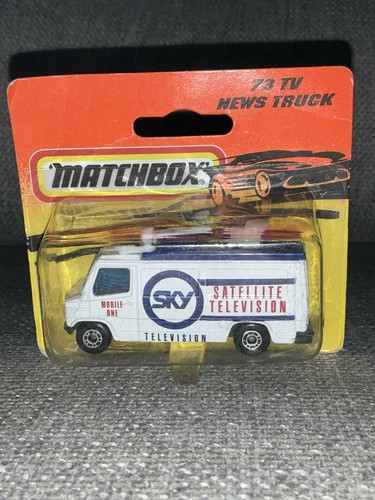 Matchbox vintage news truck - vintage, tv