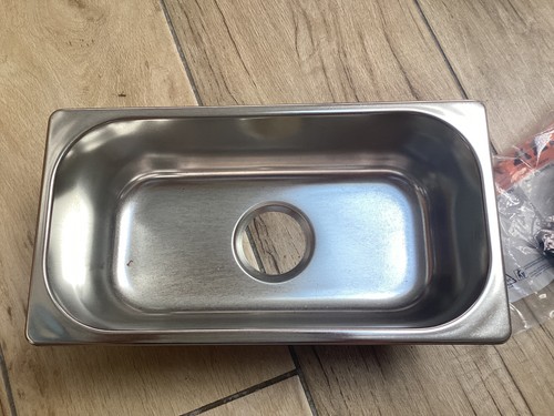 Stainless steel sink with plug - stainless,