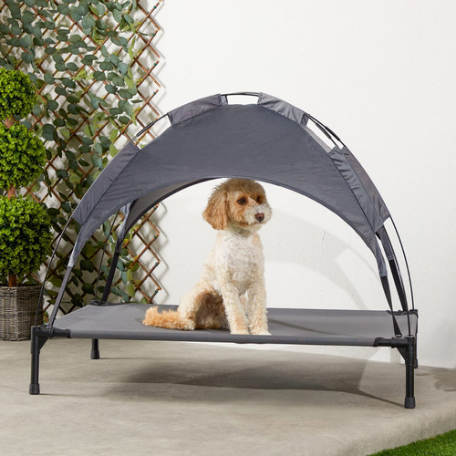 Large raised dog bed - dog,