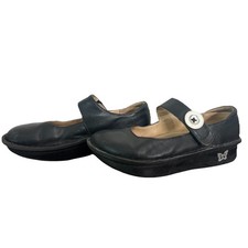 Alegria PG Lite Paloma Mary Jane Women's Shoes Sz 38 US 7.5 Black Leather Flats