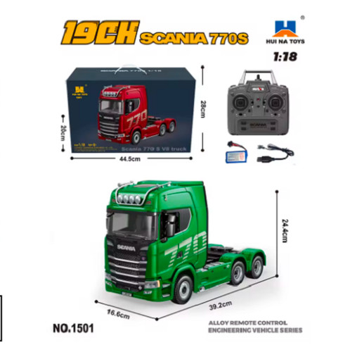 Huina 1501 770s scania alloy - huina,