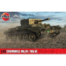 1:35 Scale Airfix Cromwell Tank Mk.IV / Mk.VI Plastic Model Kit A1384 