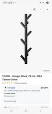IKEA TJUSIG Wall Mounted Coat
