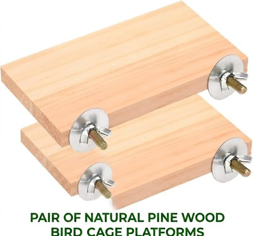 2pcs wooden bird cage perches - bird,