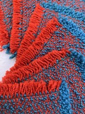 Vintage 1950s French X6 Fabric Coaster Mats