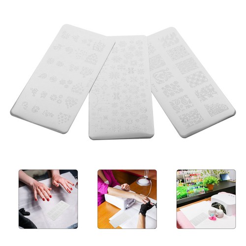 3pcs nail art stamping plates - nail,