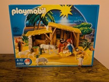 playmobil christmas nativity 4884 complete with box