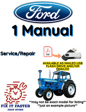 FORD 4600 TRACTOR MANUAL SERVICE SHOP REPAIR PDF USB