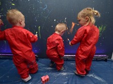 Child's Painting Splashsuit (Overalls) Size80cm – approx. 12 months to 2.5 years